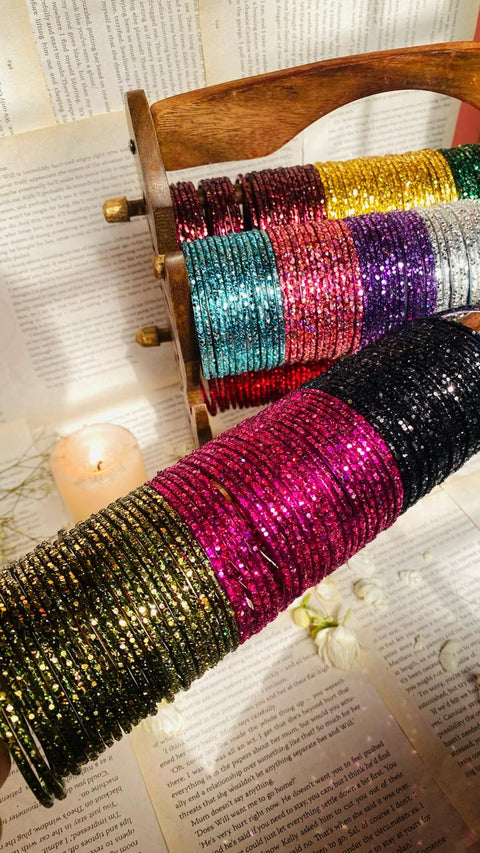 Glitter bangles