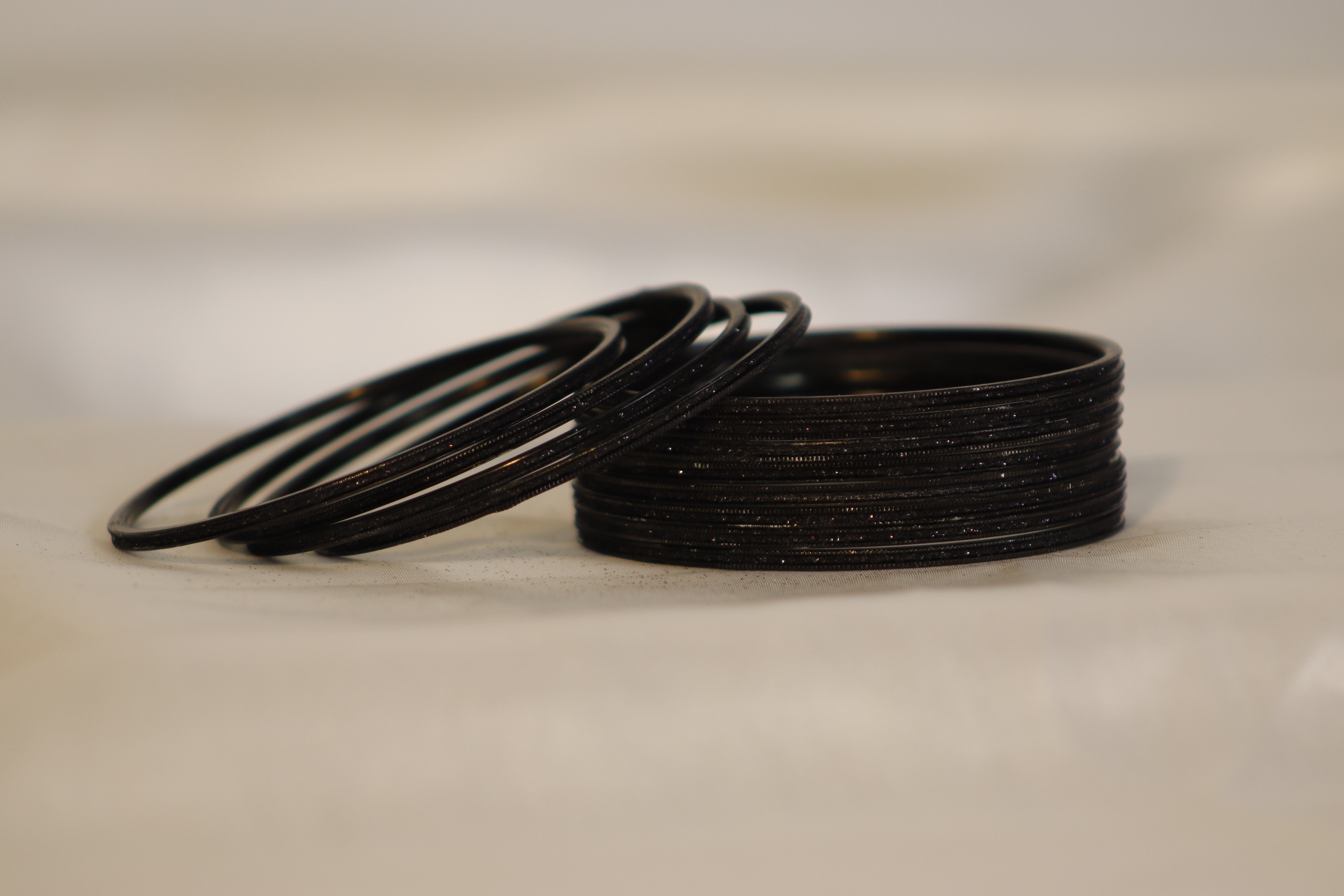 Glitter Metal Bangles – Set of 12 | Rs. 300/Dozen | Multi-Colour Shine Collection