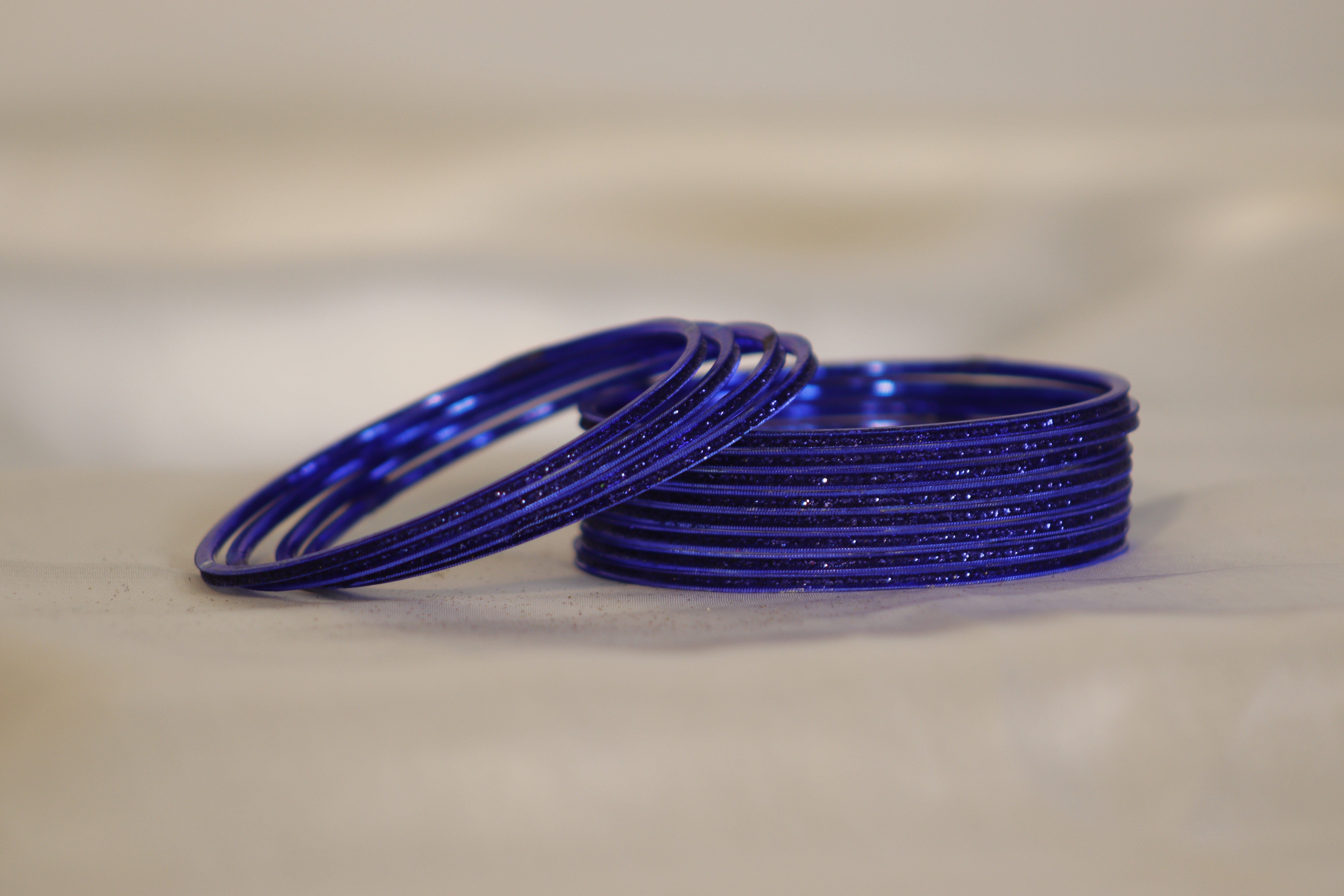 Glitter Metal Bangles – Set of 12 | Rs. 300/Dozen | Multi-Colour Shine Collection