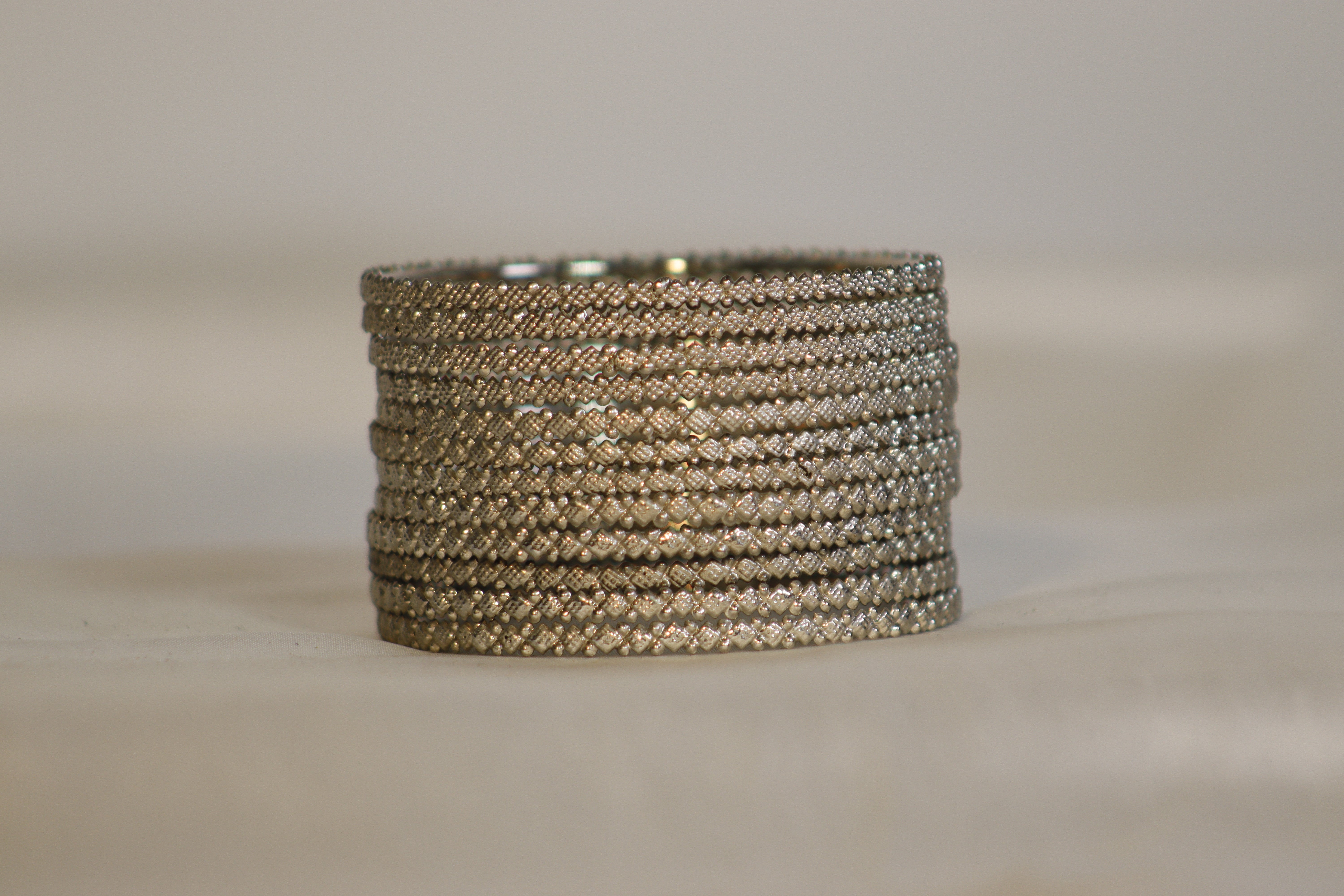 Diamond Shape Traditional Bangles – Set of 12 | Available in 2 Colours