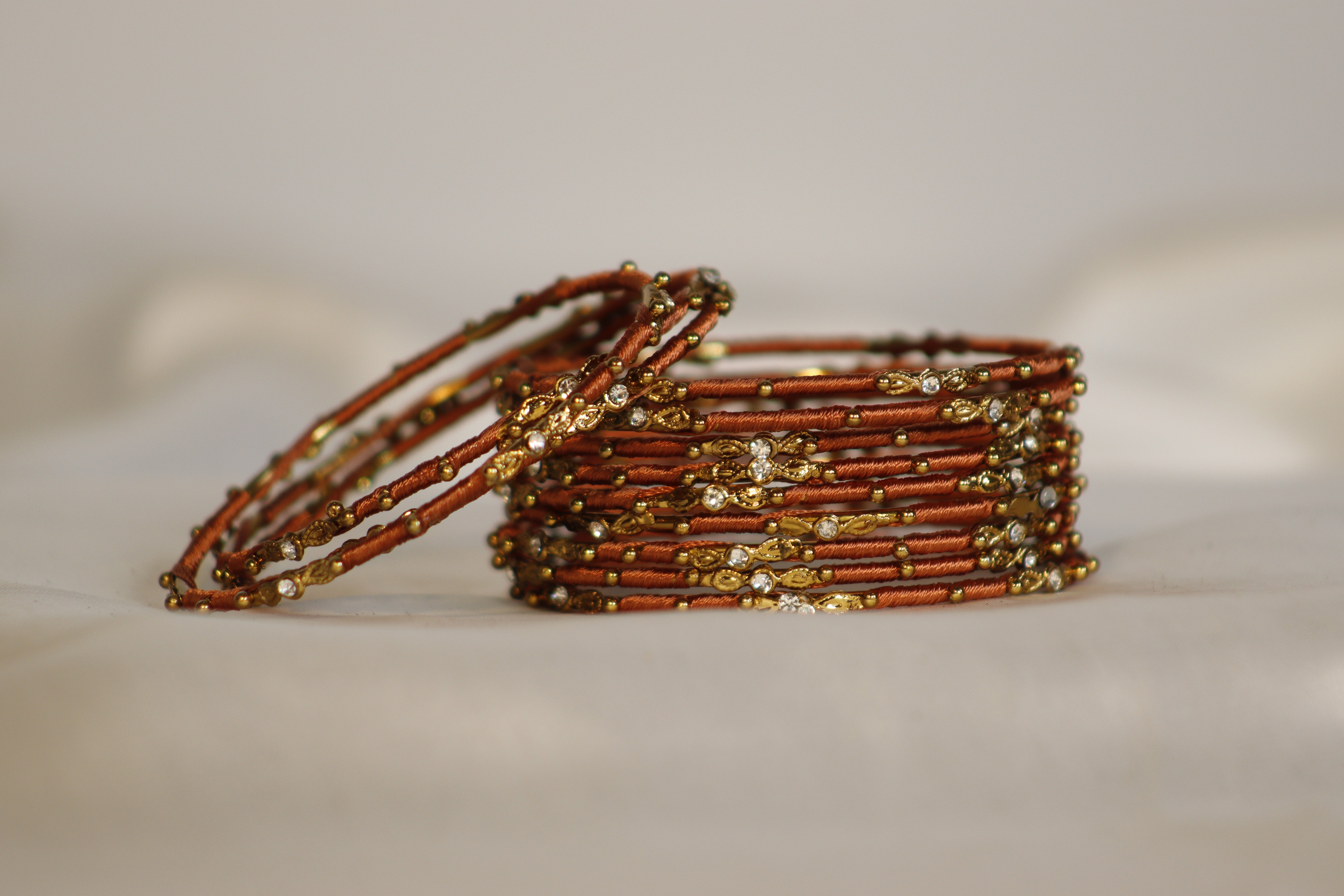 Bridal & Fashion Metal Thread Bangles – Multi-Colour Premium Set | 1650/Dozen