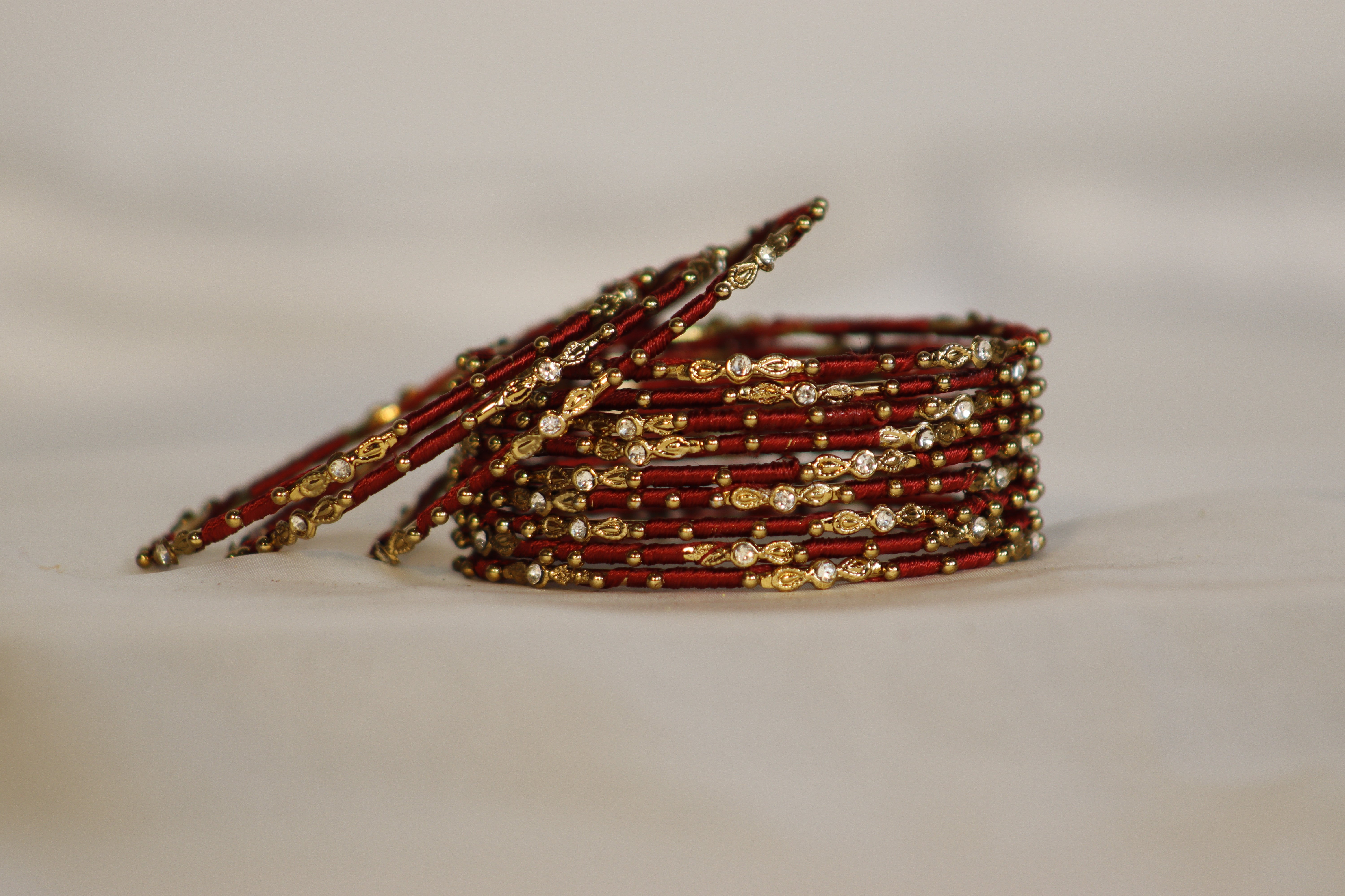 Bridal & Fashion Metal Thread Bangles – Multi-Colour Premium Set | 1650/Dozen