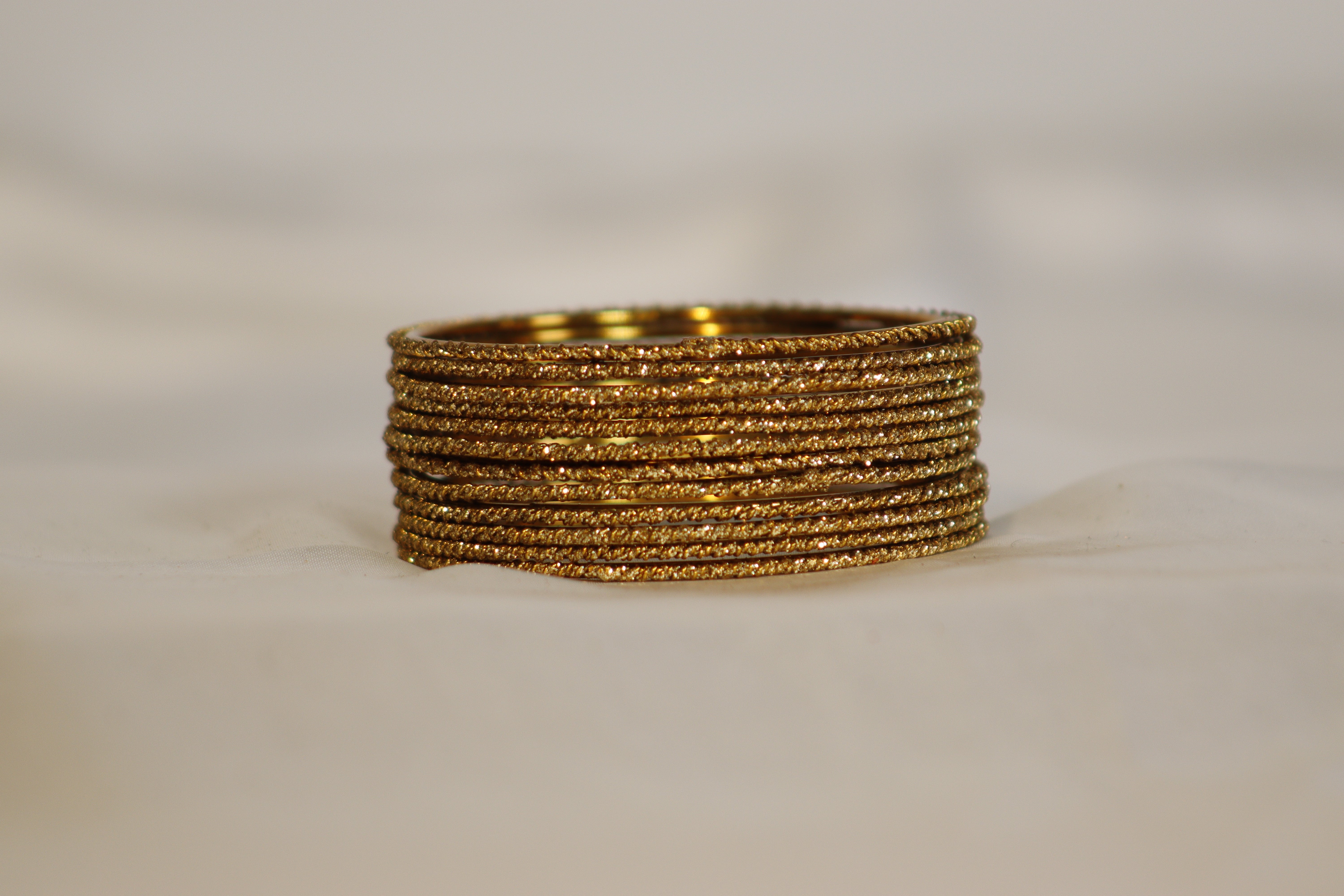 Classic Elegance Metal Bangles - Set of 12 | 2150/Dozen | 2 Color Available