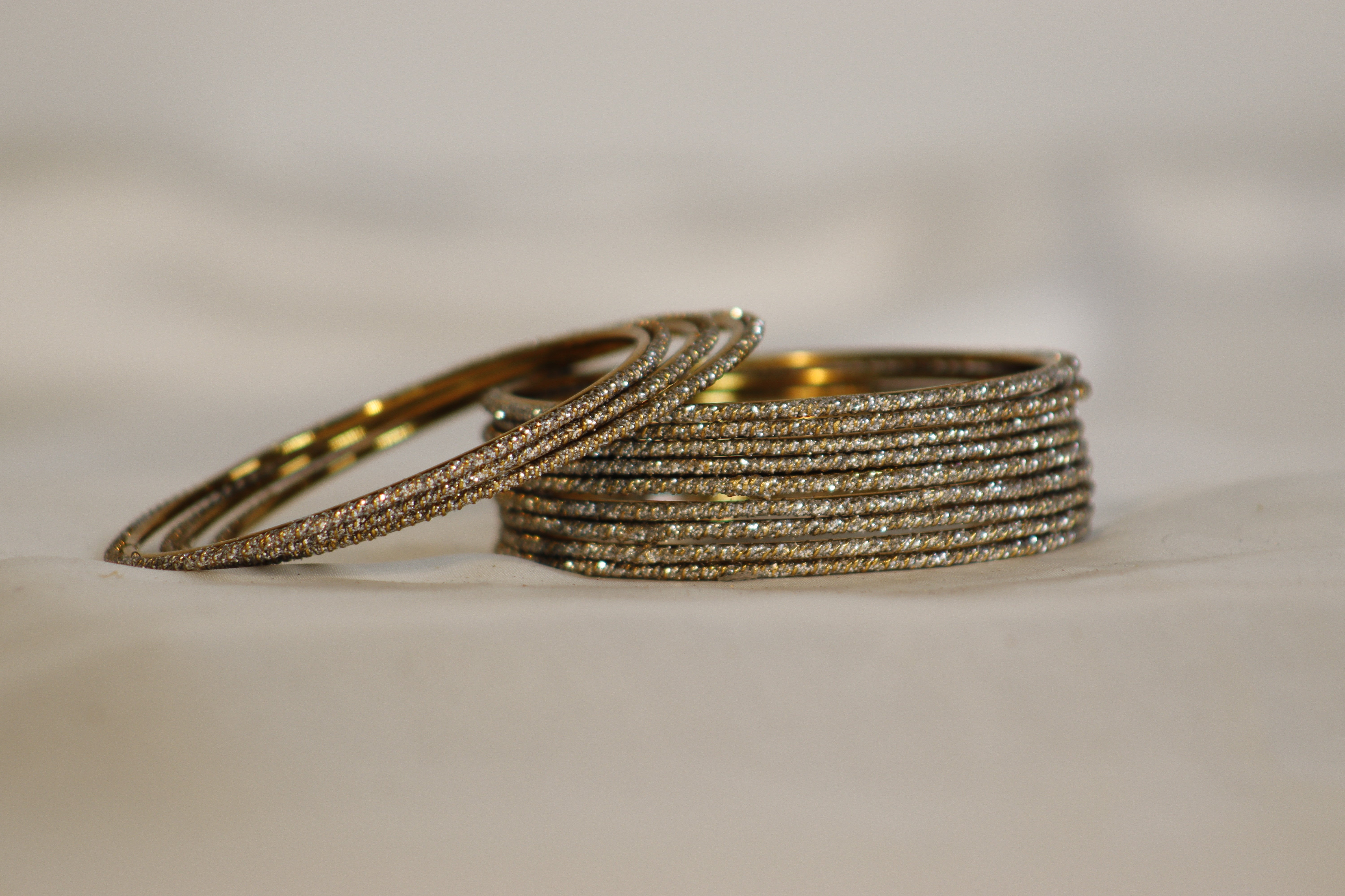 Classic Elegance Metal Bangles - Set of 12 | 2150/Dozen | 2 Color Available