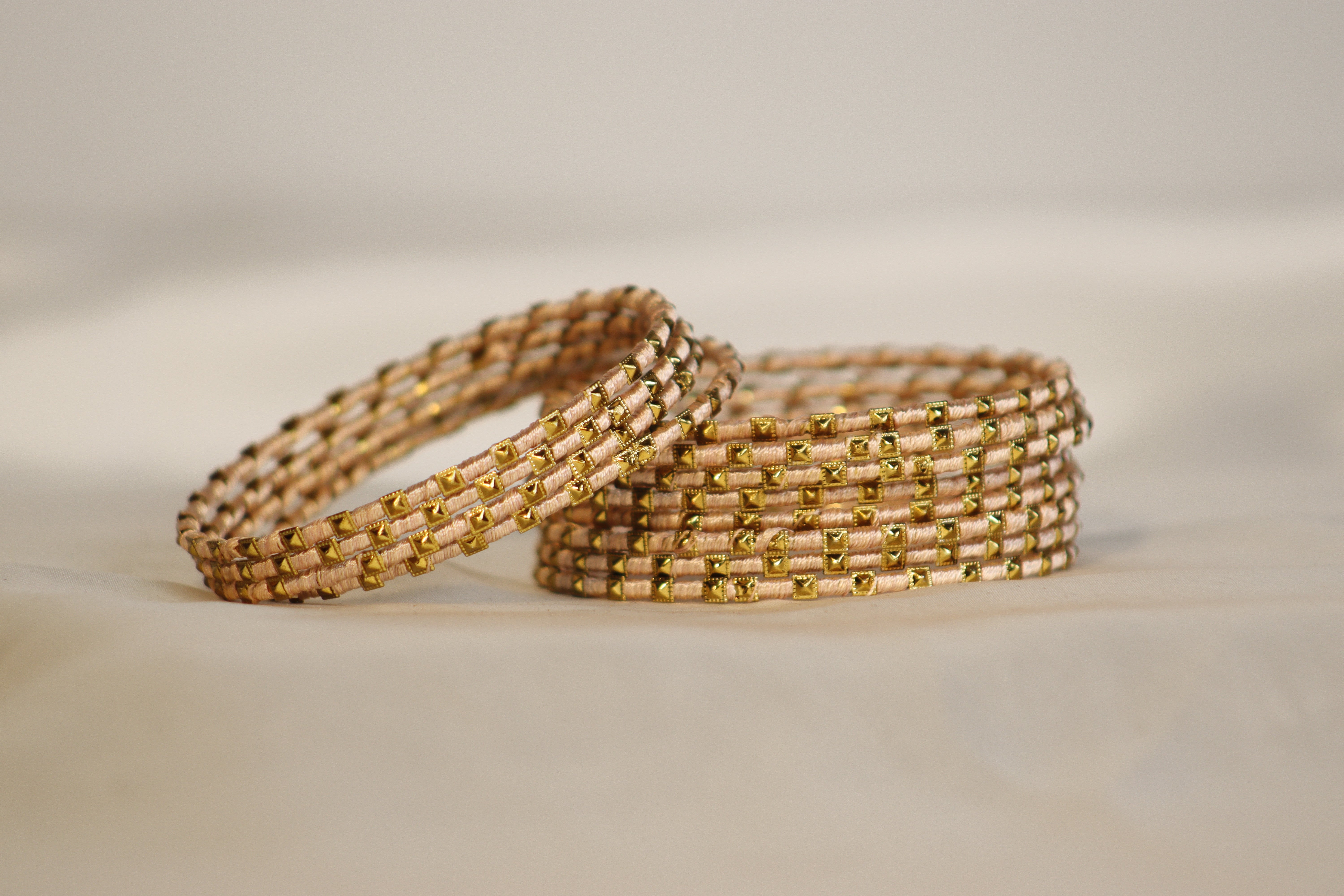 Thread Metal Bangles – Square Shape | Classic Traditional & Elegant Look | 650/Dozen