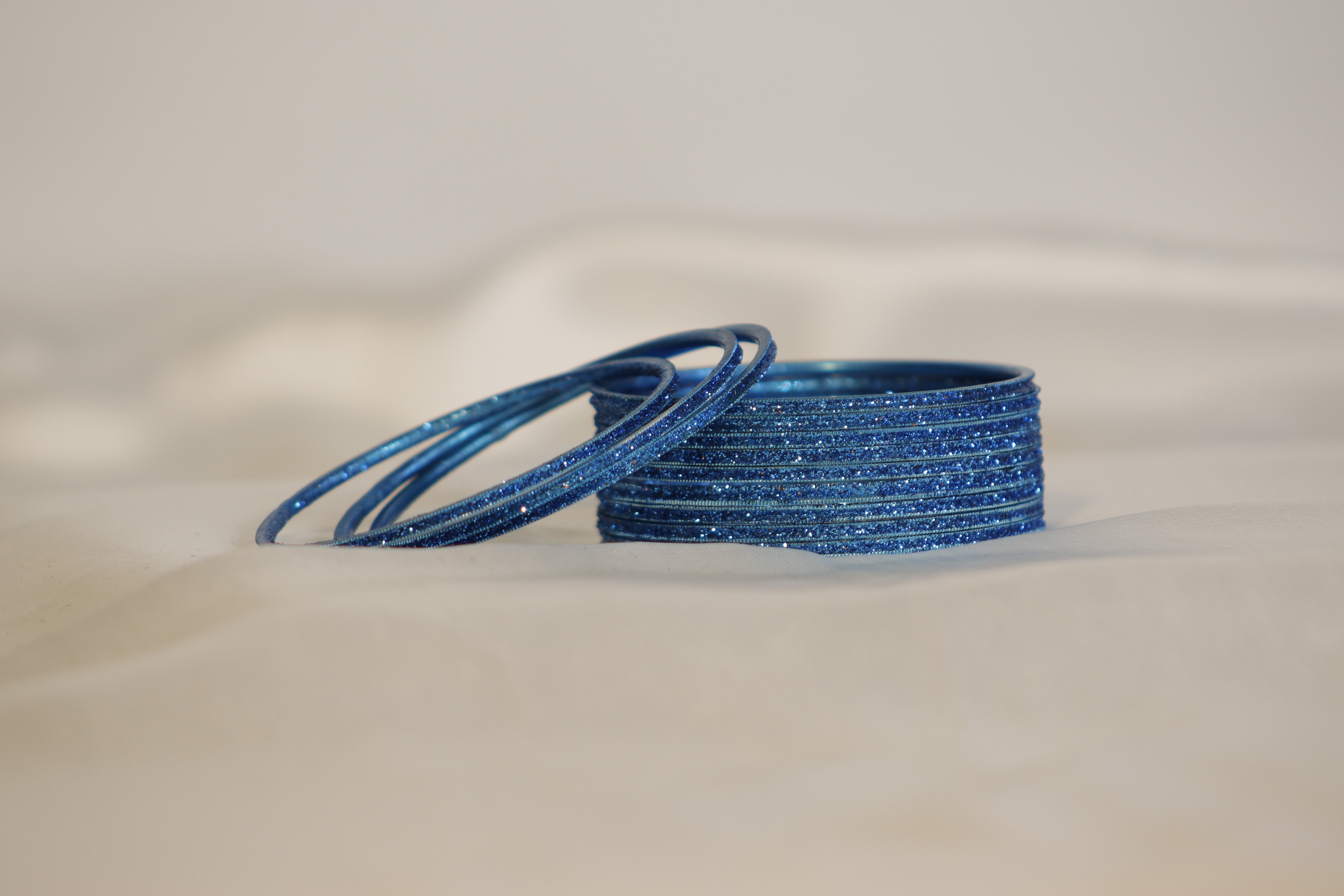 Glitter Metal Bangles – Set of 12 | Rs. 300/Dozen | Multi-Colour Shine Collection
