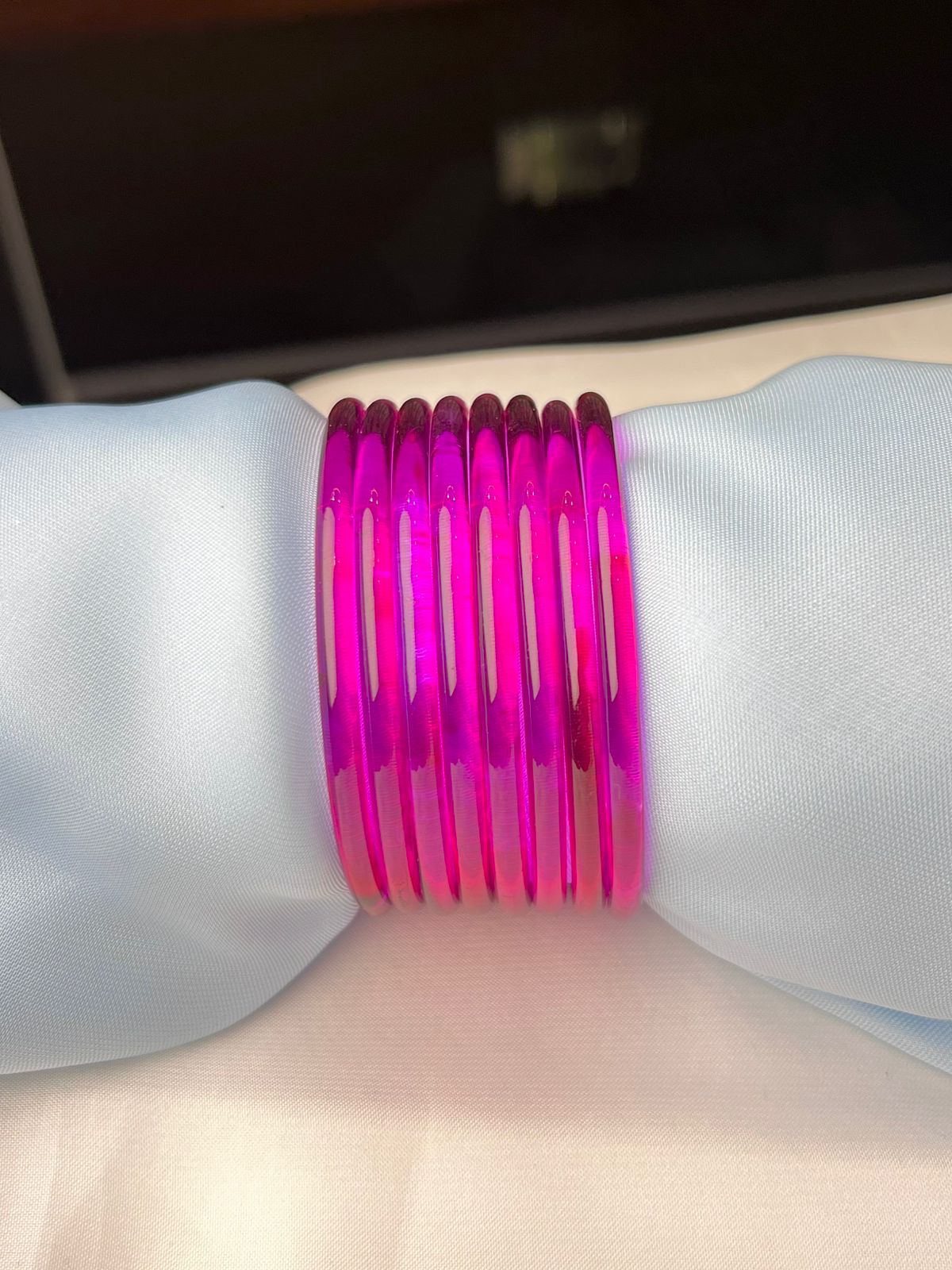 Plain Glass Bangles – Elegant Set of 4