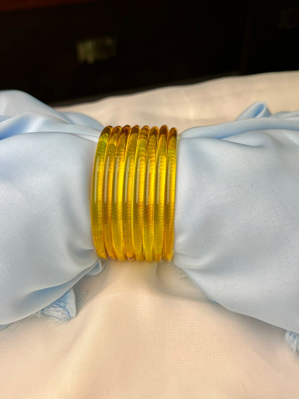 Plain Glass Bangles – Elegant Set of 4