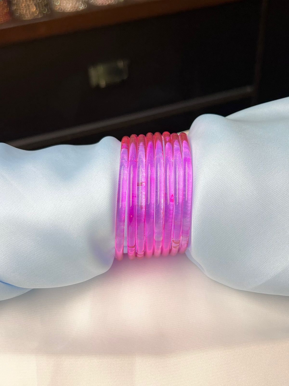 Plain Glass Bangles – Elegant Set of 4