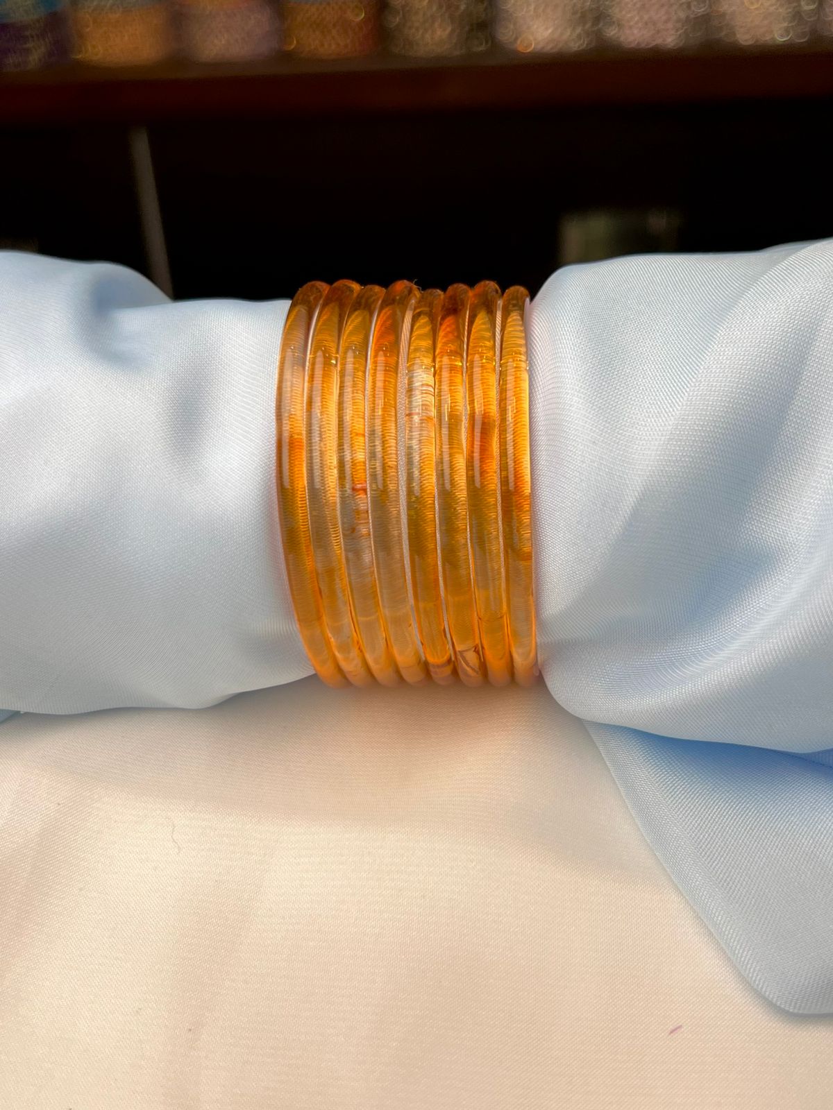 Plain Glass Bangles – Elegant Set of 4