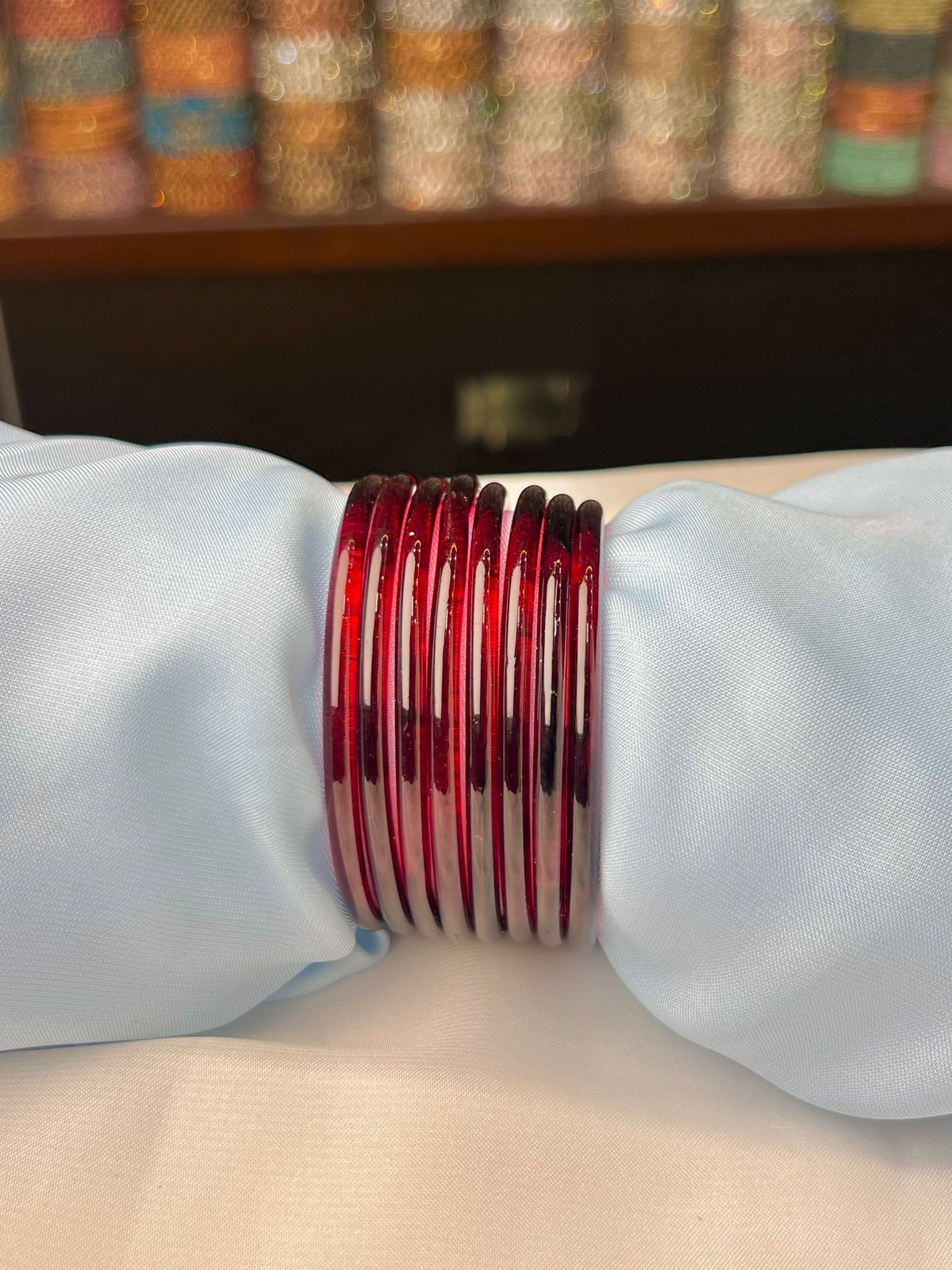 Plain Glass Bangles – Elegant Set of 4