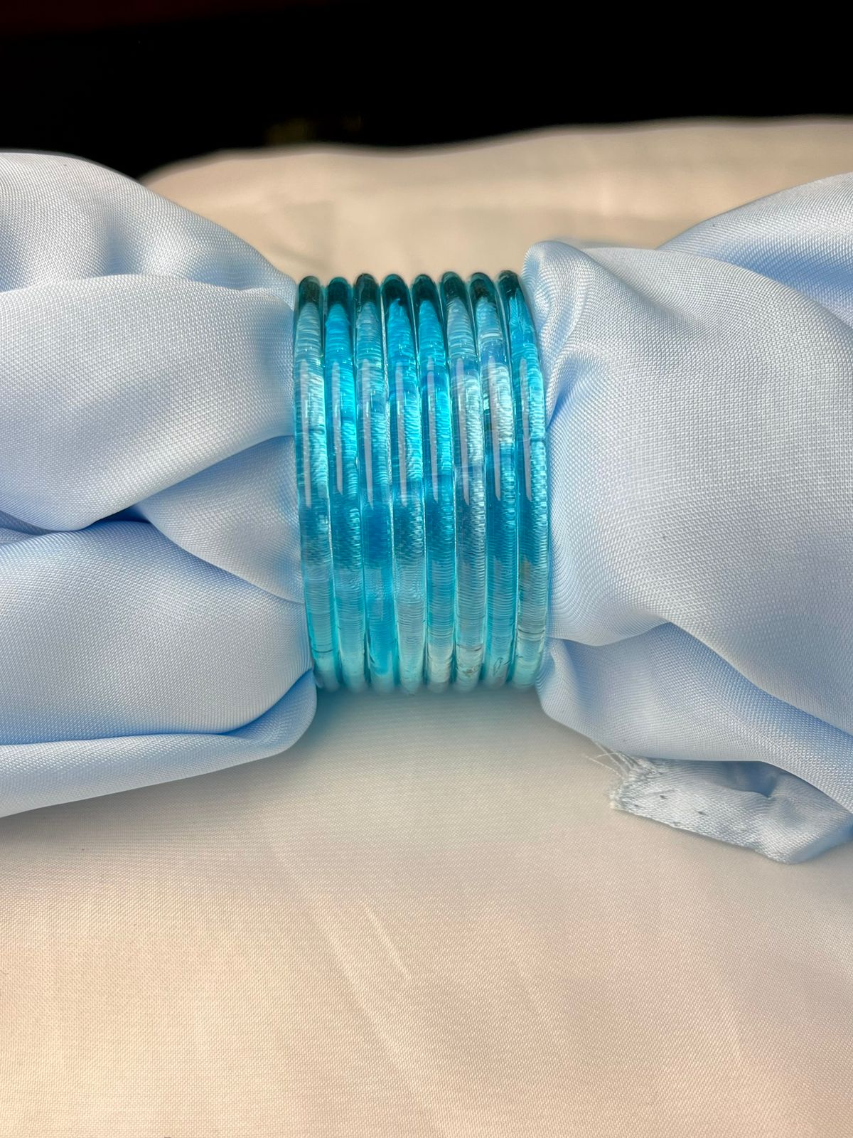 Plain Glass Bangles – Elegant Set of 4