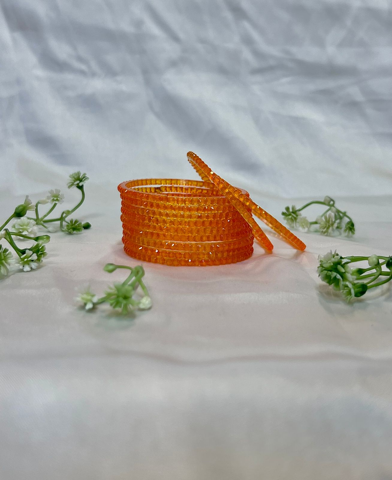 Awesome Design Pattern Glass Bangles – Elegant Set of 12