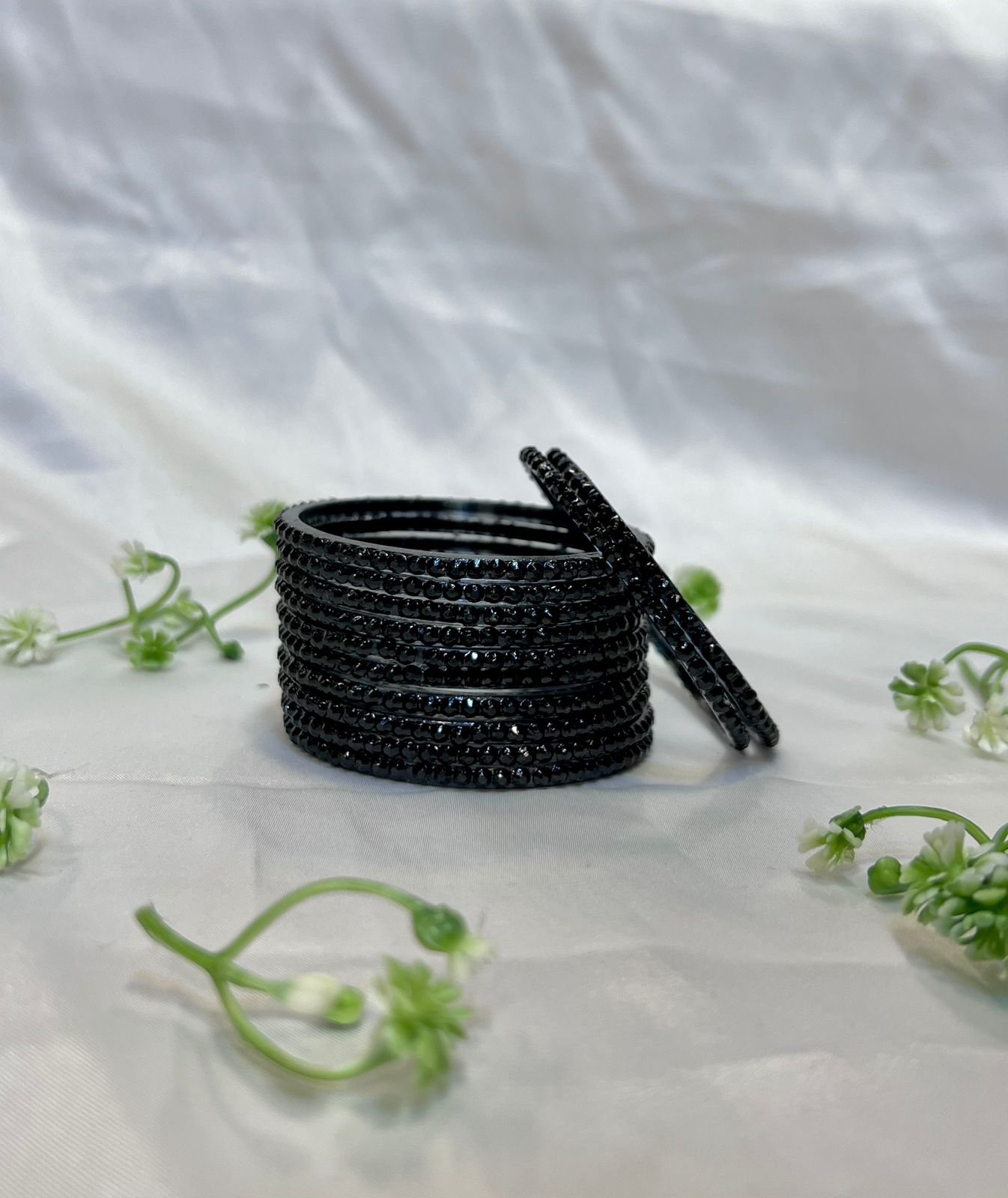 Awesome Design Pattern Glass Bangles – Elegant Set of 12