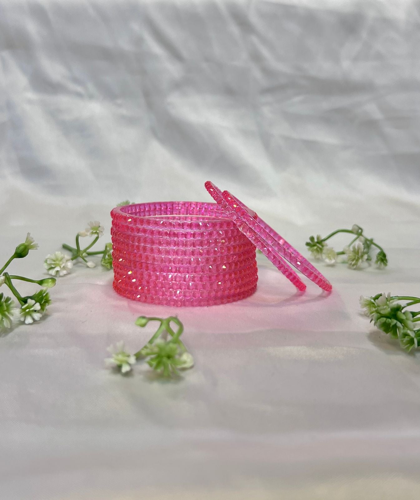 Awesome Design Pattern Glass Bangles – Elegant Set of 12