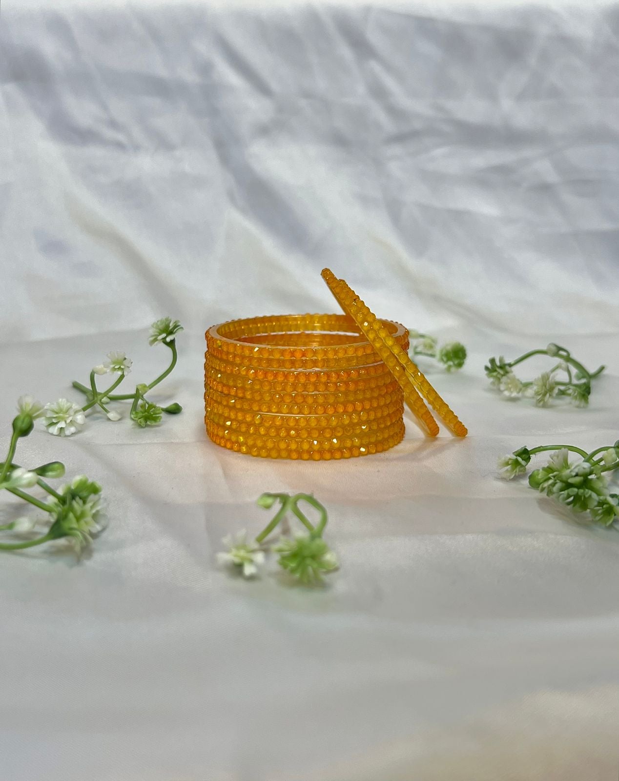 Awesome Design Pattern Glass Bangles – Elegant Set of 12