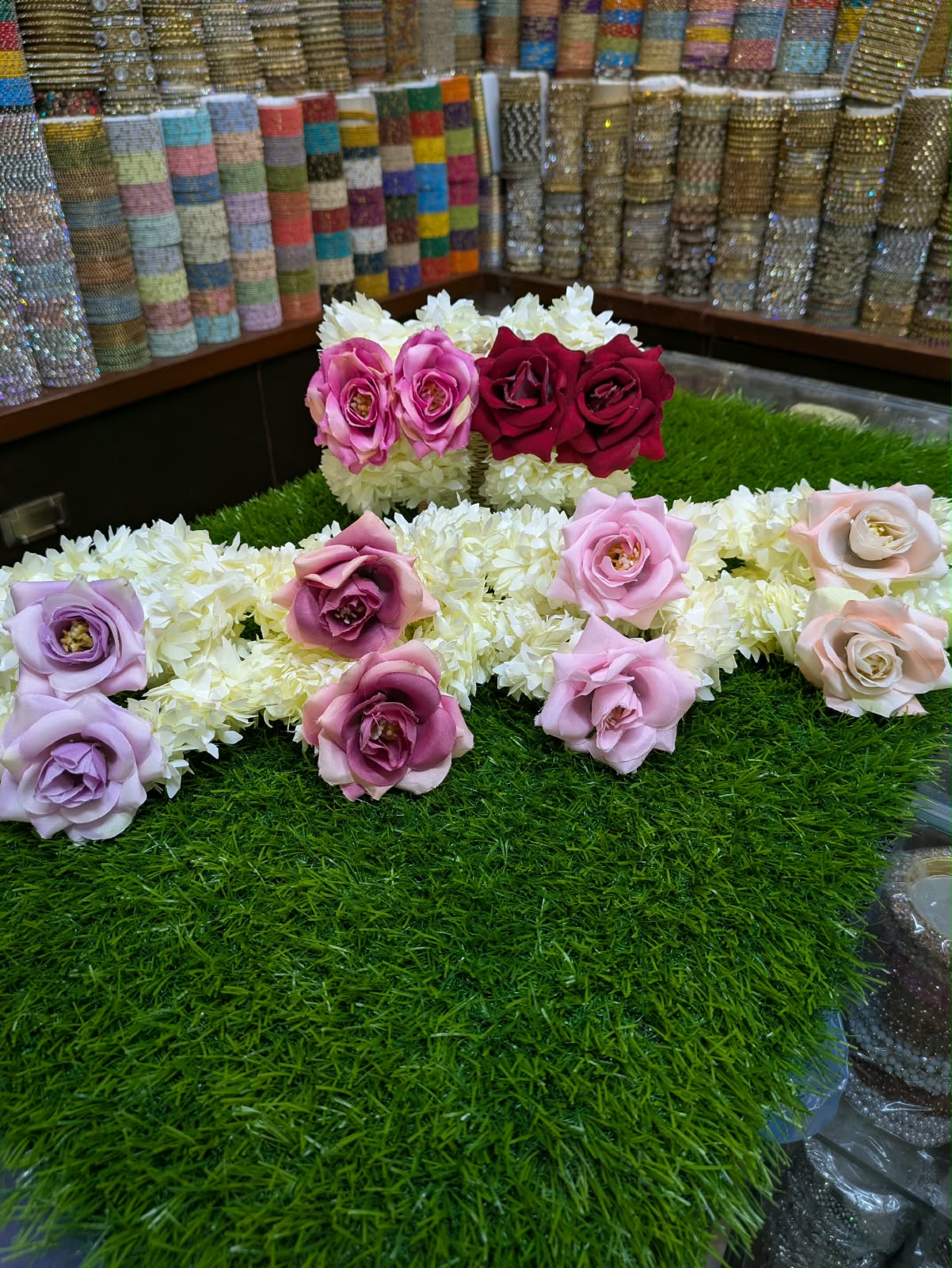 Royal Bloom Floral Gajra Set | Elegant Artificial Flower | for Wedding season & Reuseable