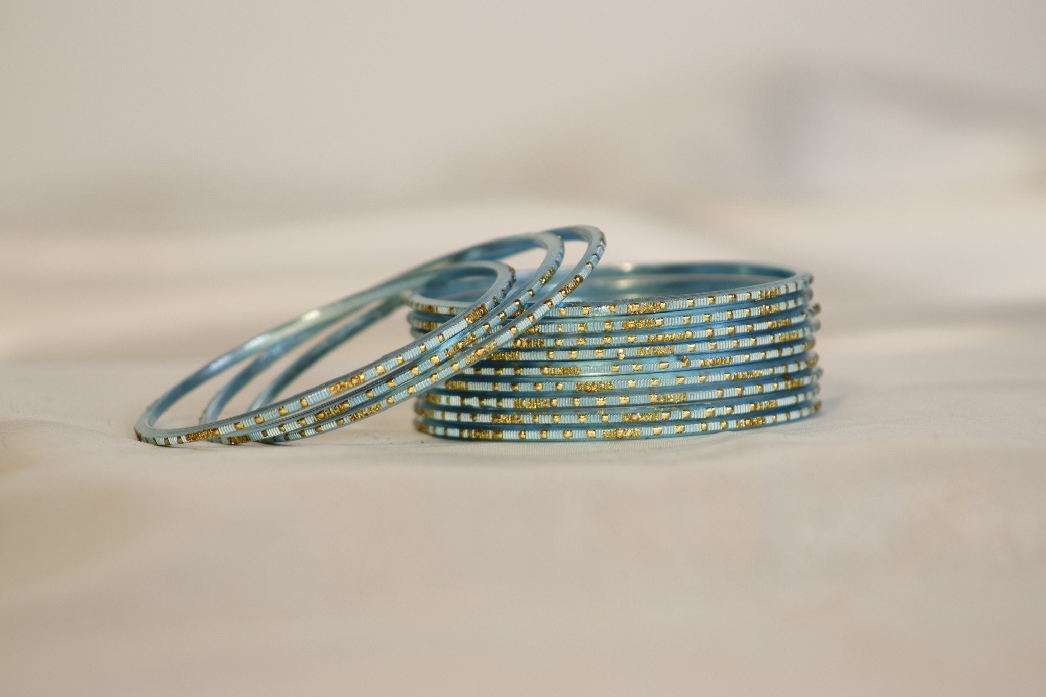 Aluminum Metal Bangles – Set of 12 (Available in 15+ Colours)