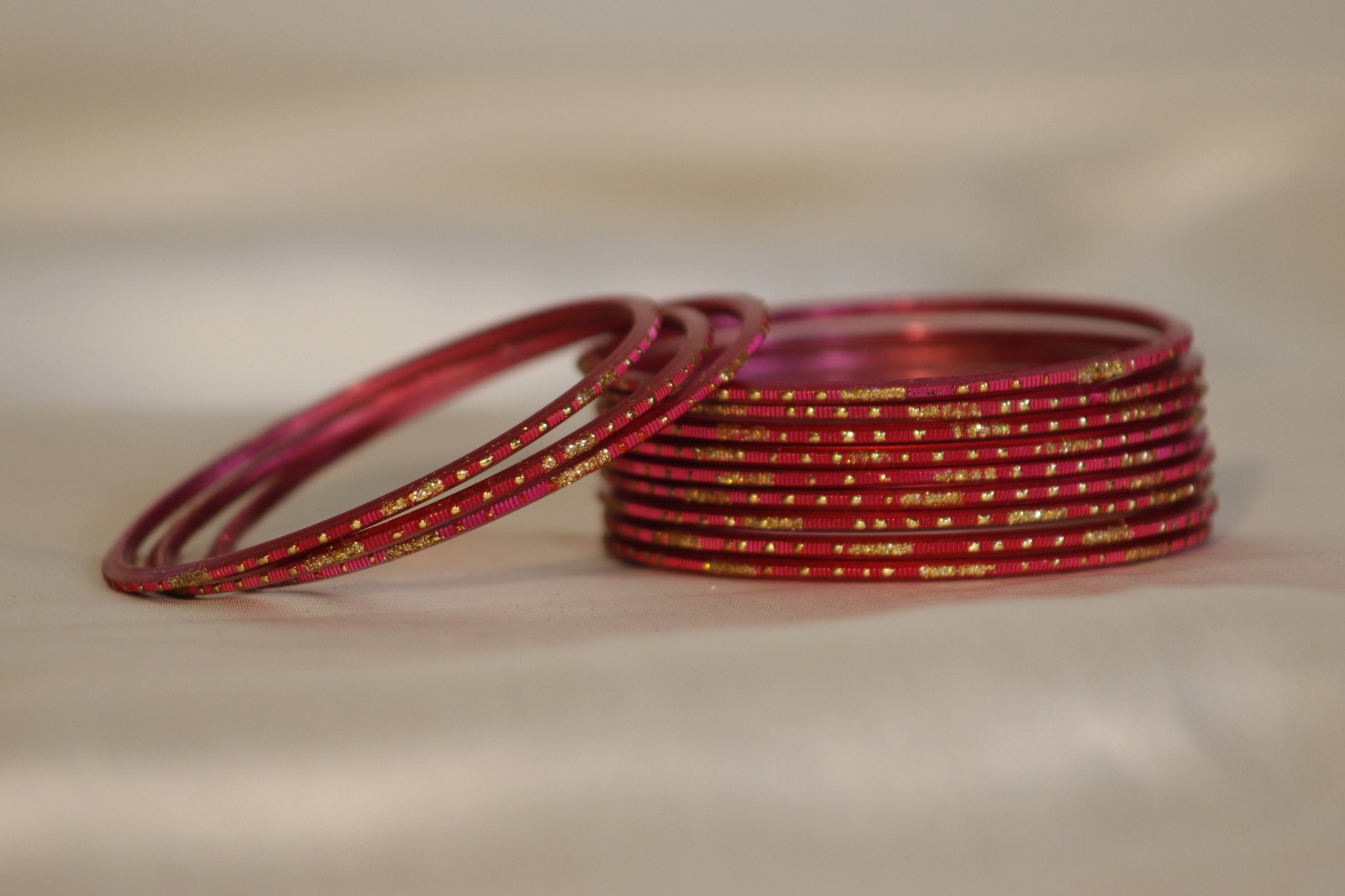 Aluminum Metal Bangles – Set of 12 (Available in 15+ Colours)