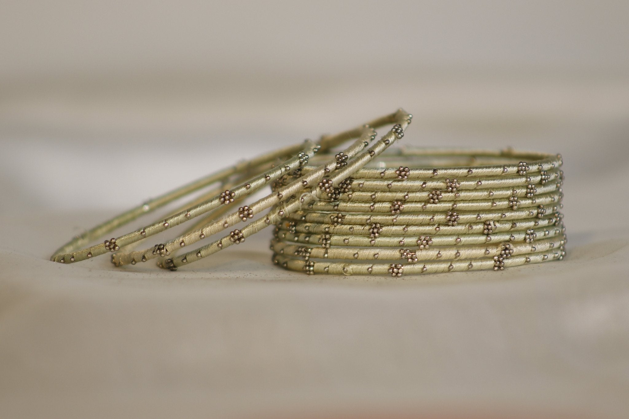 Thread Brass Bangles – Vibrant & Elegant in 36+ Colors