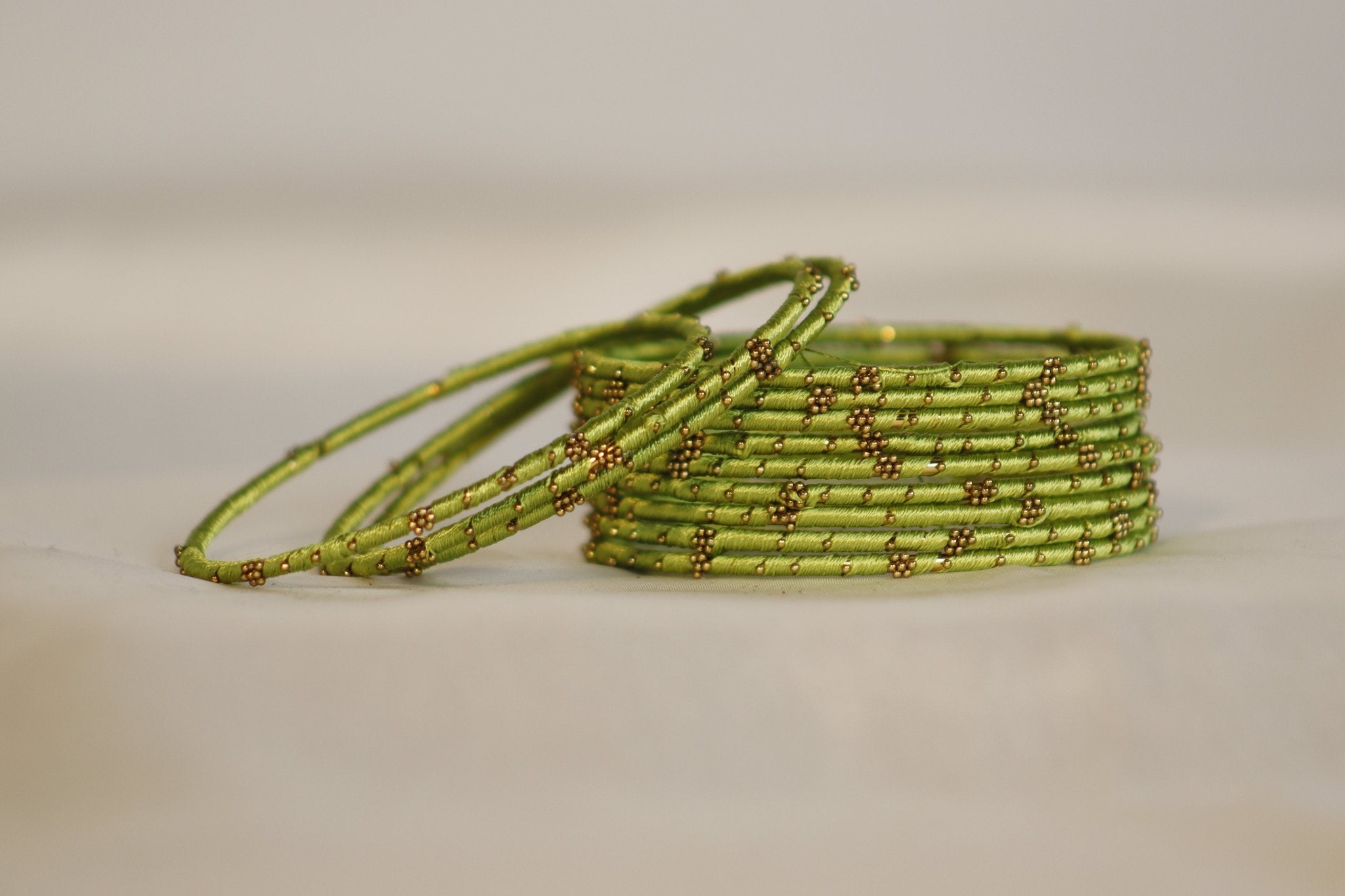 Thread Brass Bangles – Vibrant & Elegant in 36+ Colors