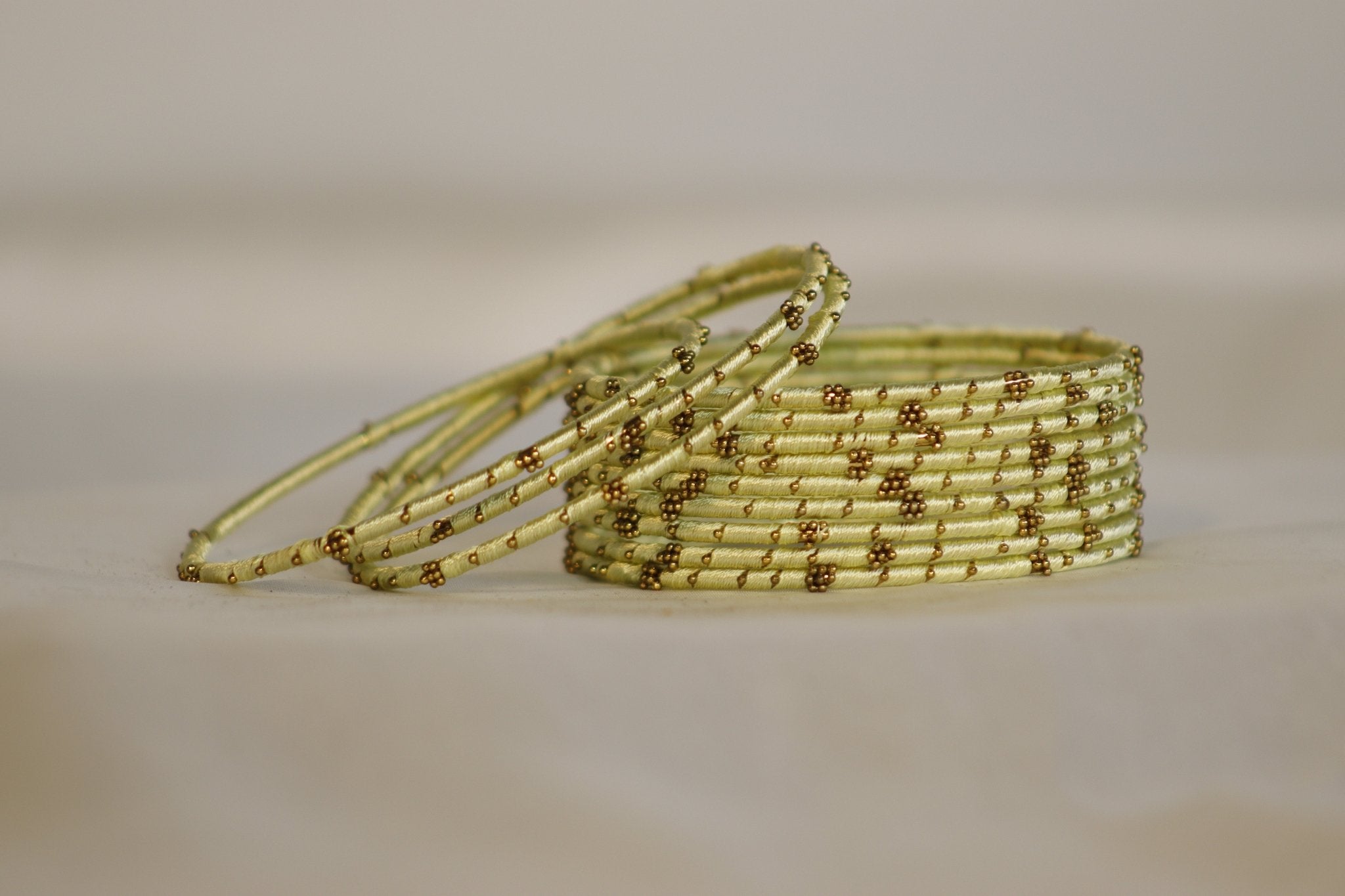 Thread Brass Bangles – Vibrant & Elegant in 36+ Colors