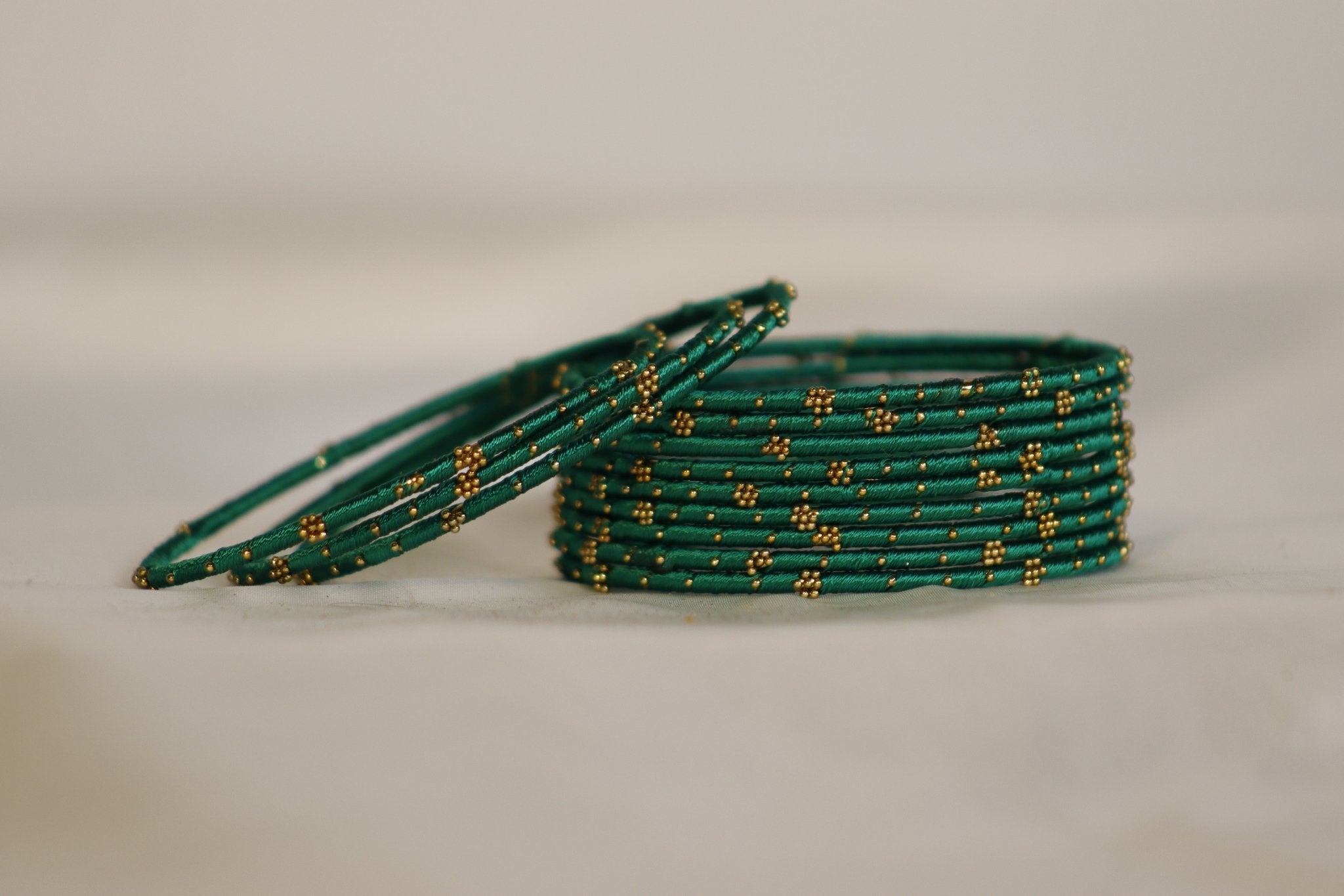 Thread Brass Bangles – Vibrant & Elegant in 36+ Colors