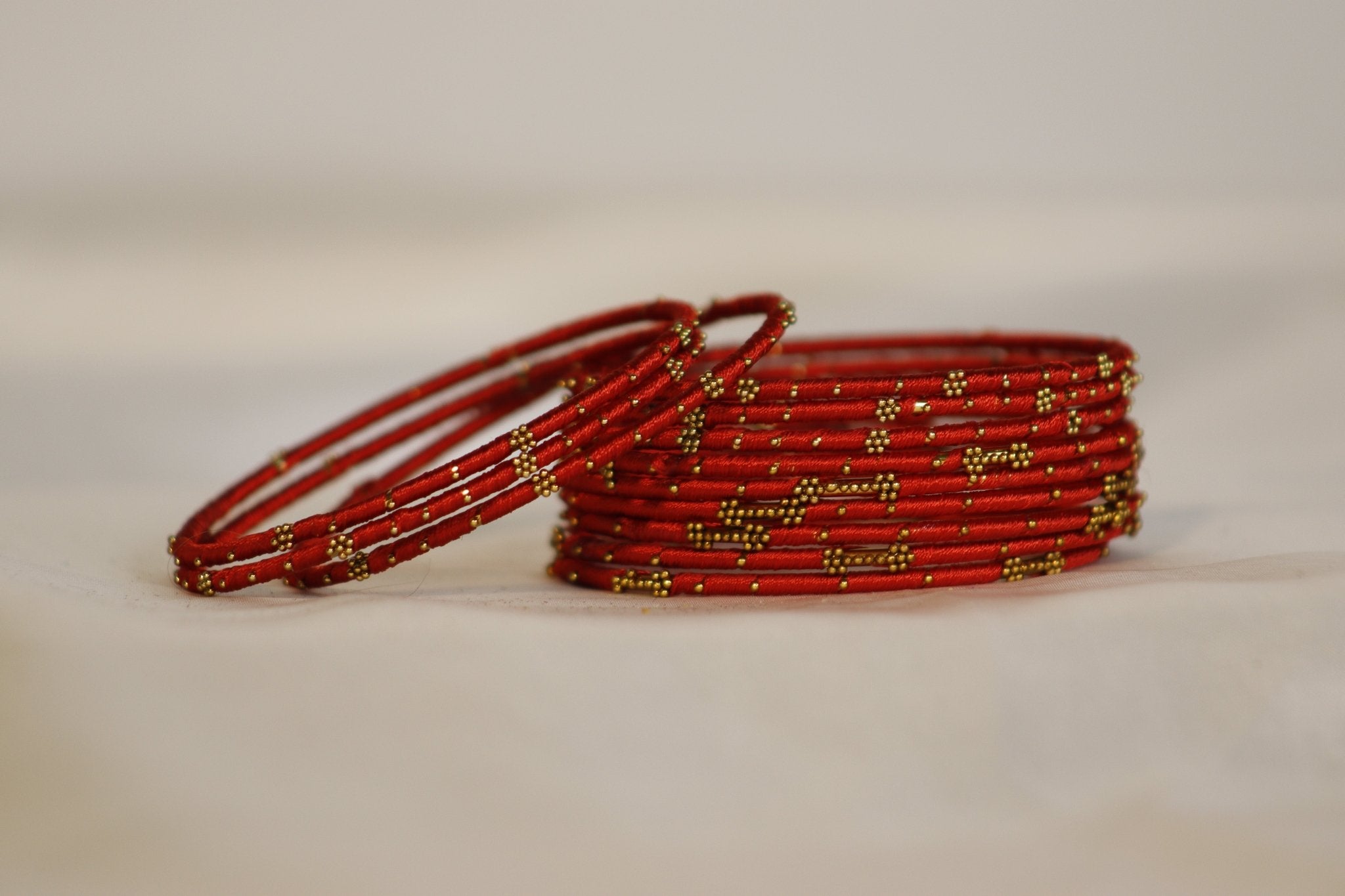 Thread Brass Bangles – Vibrant & Elegant in 36+ Colors