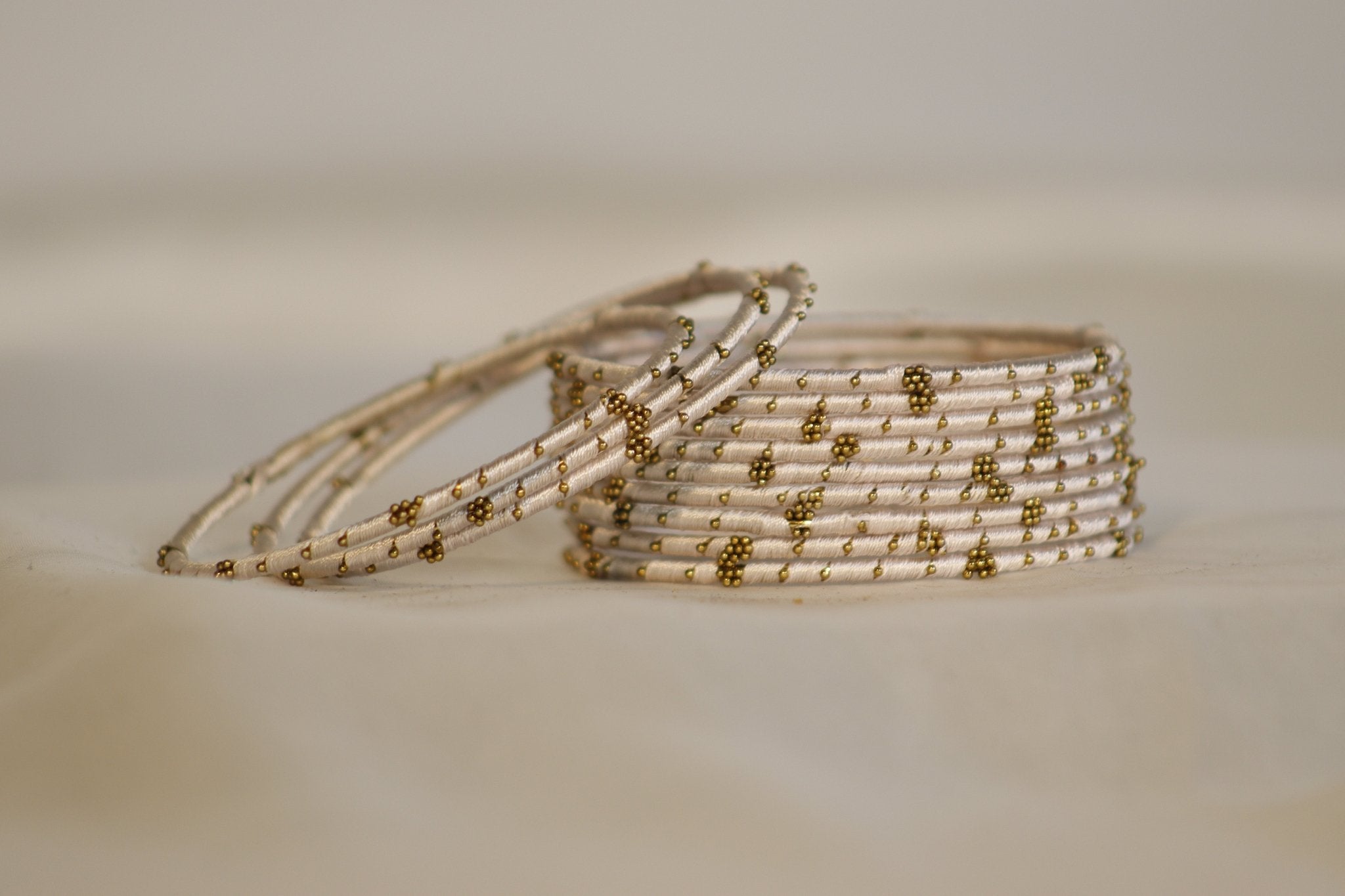 Thread Brass Bangles – Vibrant & Elegant in 36+ Colors