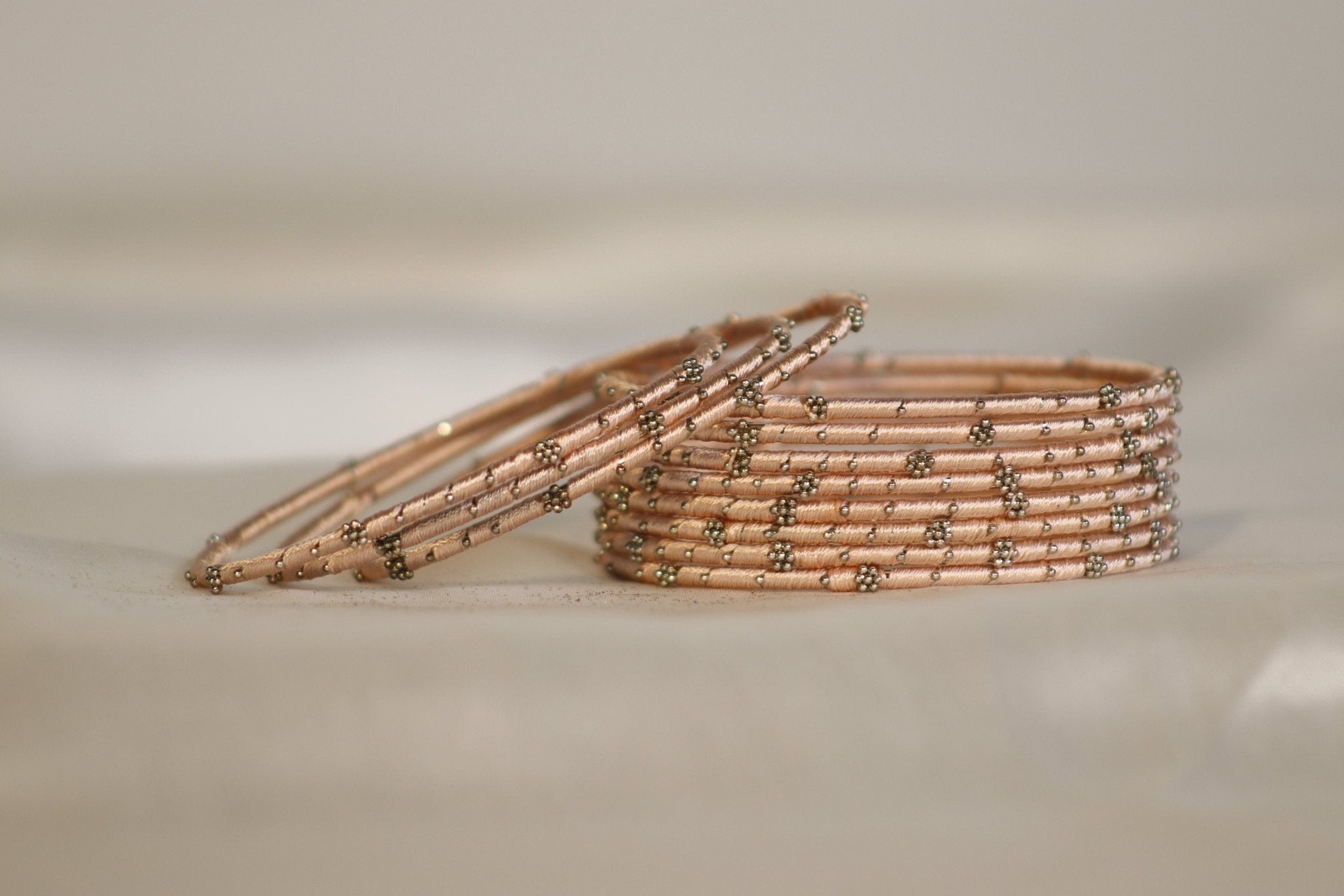 Thread Brass Bangles – Vibrant & Elegant in 36+ Colors