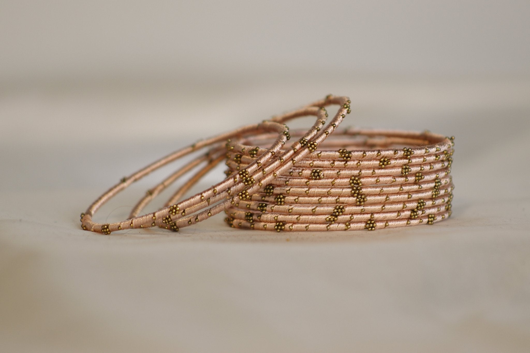 Thread Brass Bangles – Vibrant & Elegant in 36+ Colors