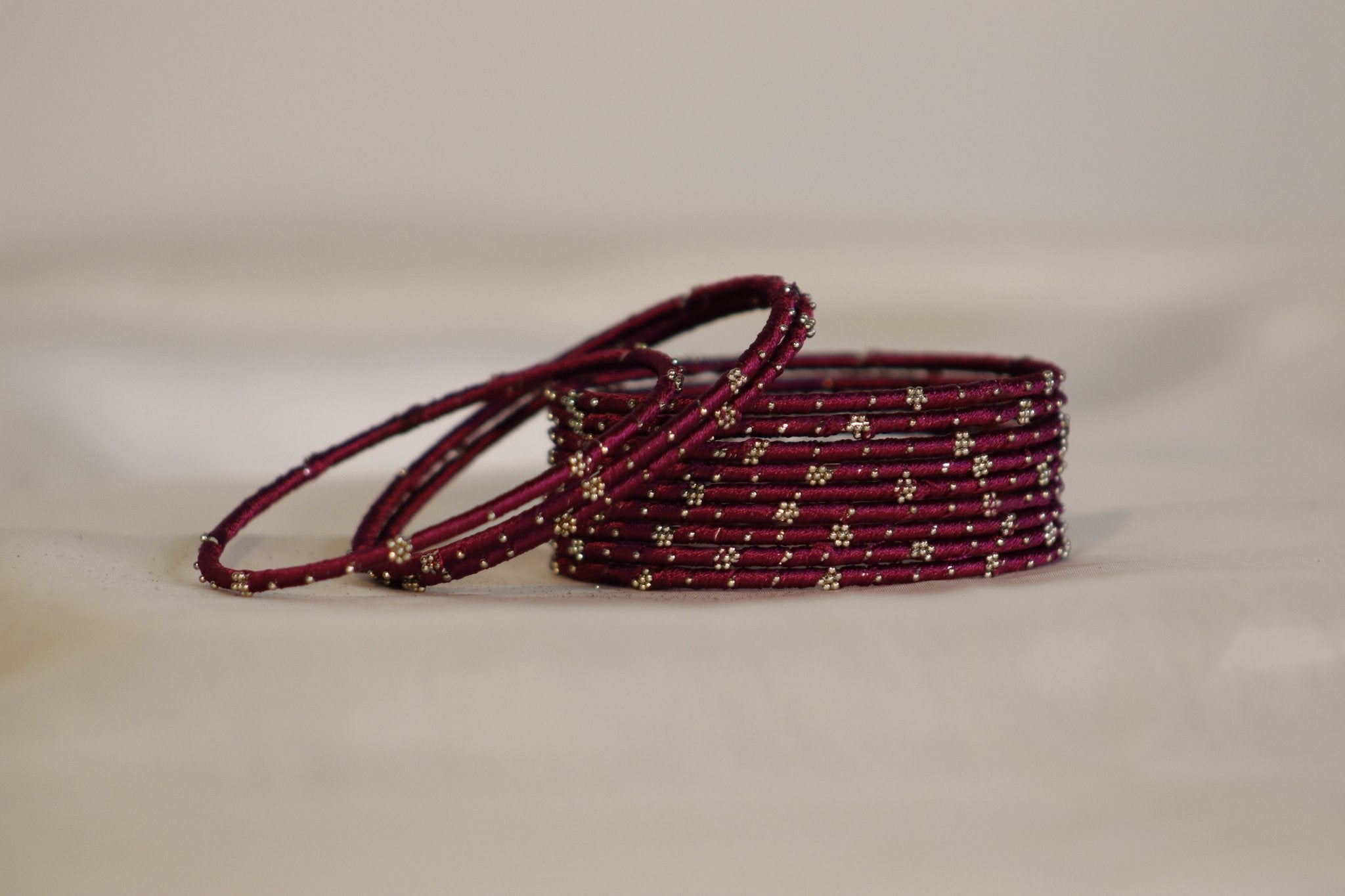 Thread Brass Bangles – Vibrant & Elegant in 36+ Colors