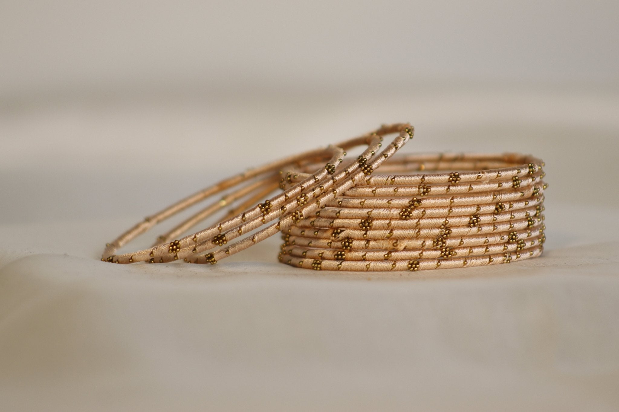 Thread Brass Bangles – Vibrant & Elegant in 36+ Colors