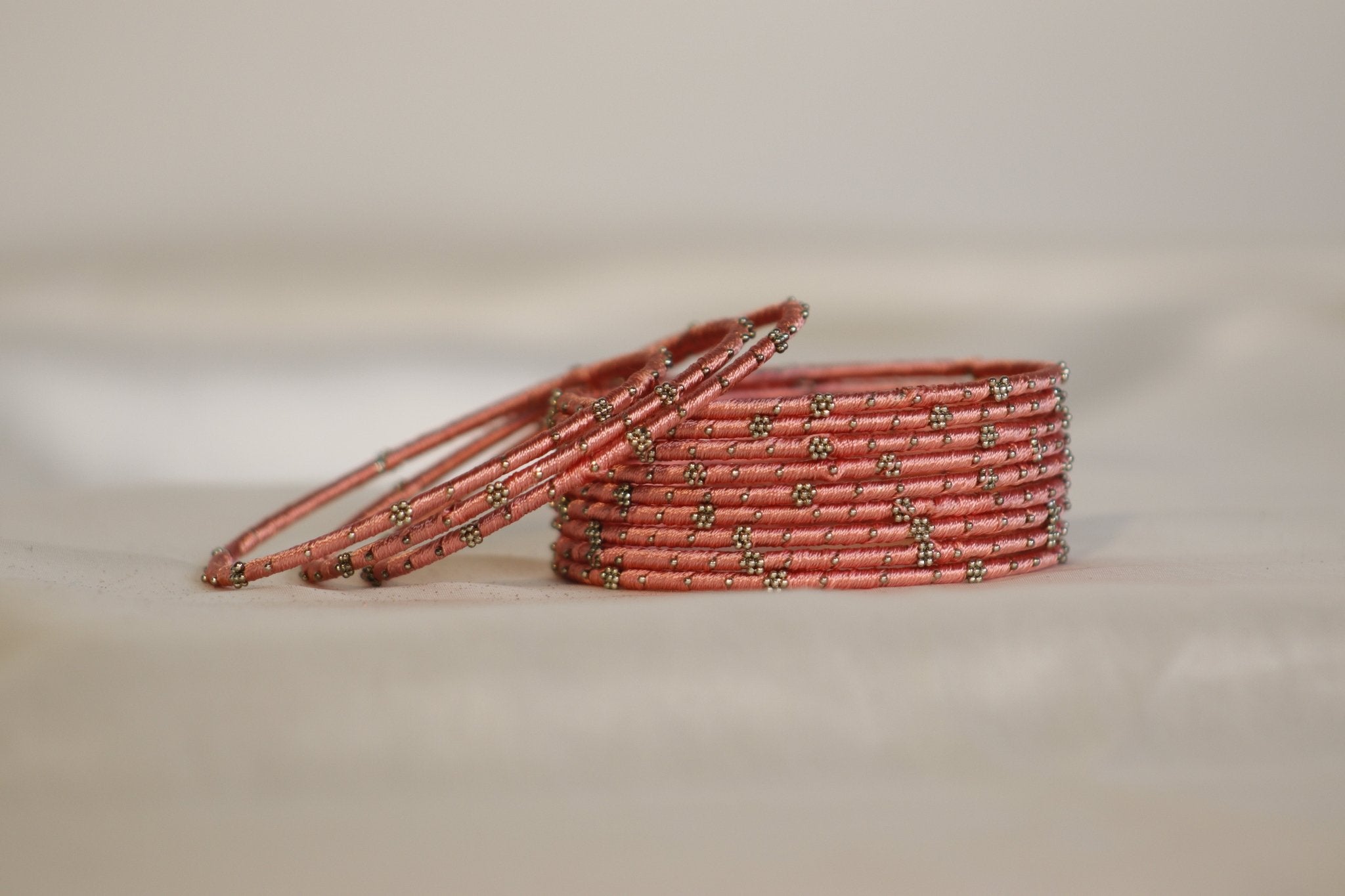 Thread Brass Bangles – Vibrant & Elegant in 36+ Colors