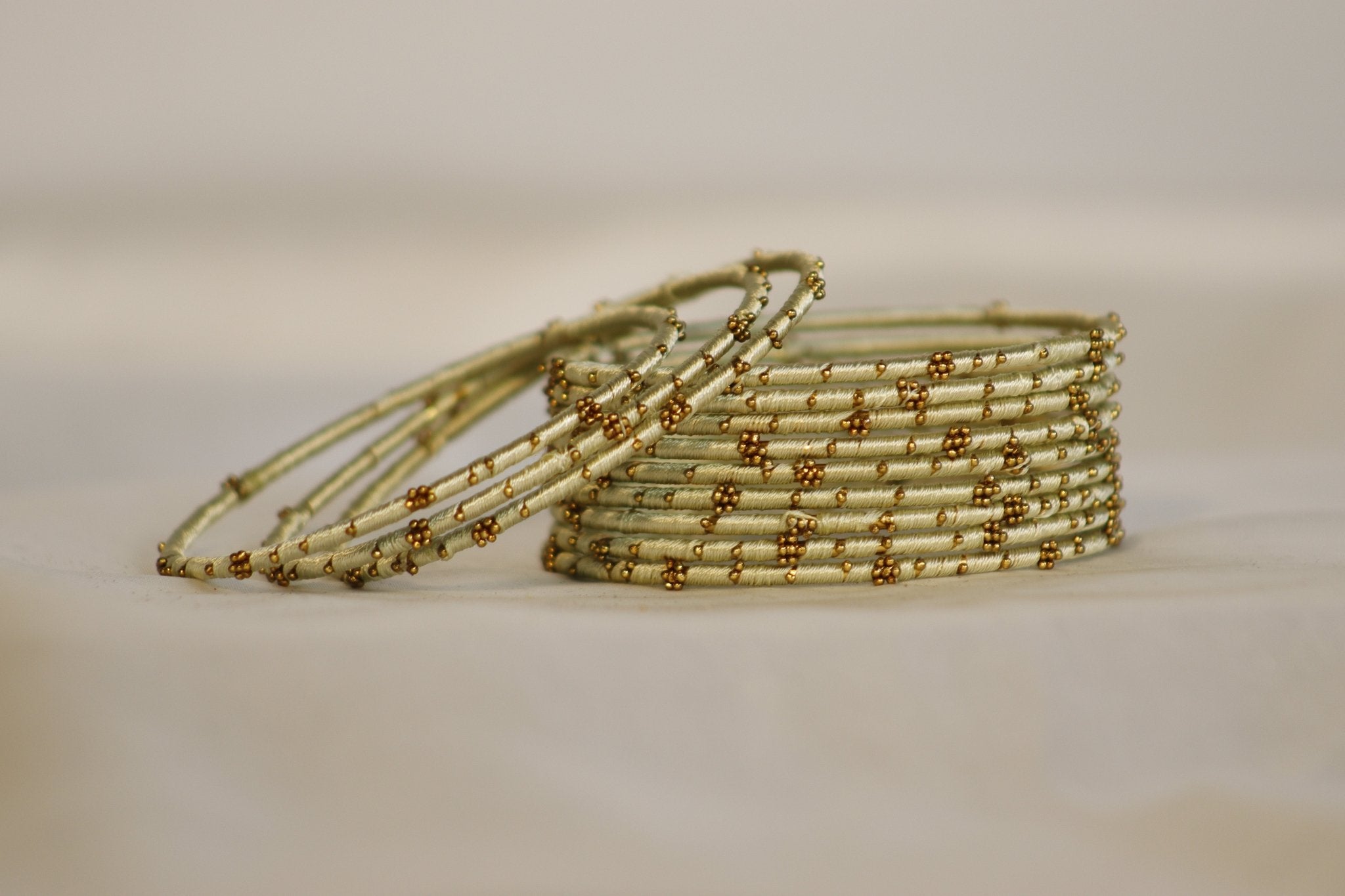 Thread Brass Bangles – Vibrant & Elegant in 36+ Colors