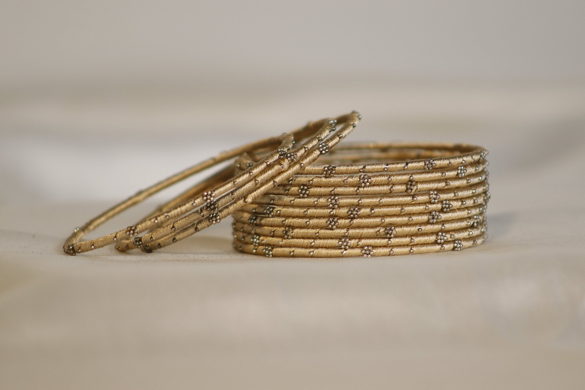 Thread Brass Bangles – Vibrant & Elegant in 36+ Colors