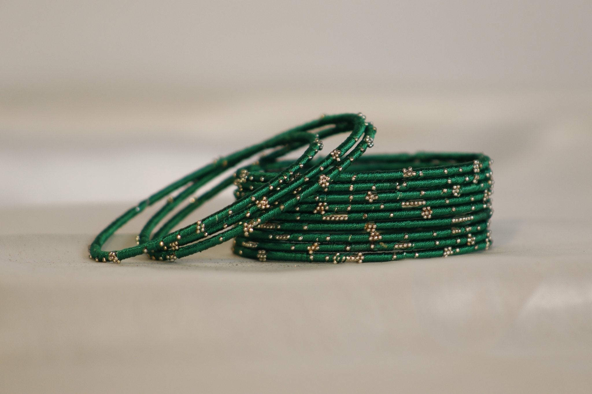 Thread Brass Bangles – Vibrant & Elegant in 36+ Colors