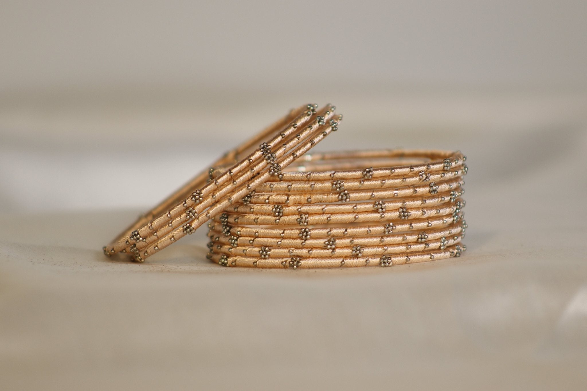 Thread Brass Bangles – Vibrant & Elegant in 36+ Colors