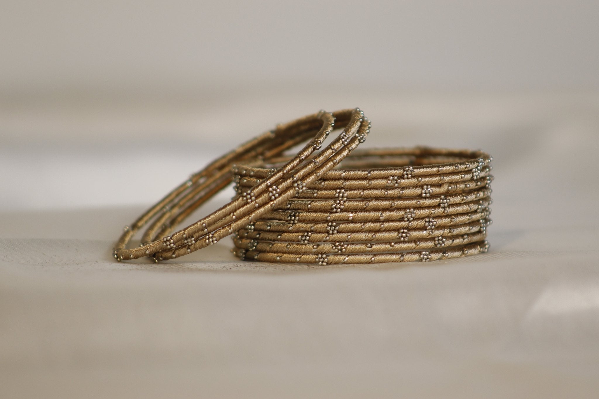 Thread Brass Bangles – Vibrant & Elegant in 36+ Colors