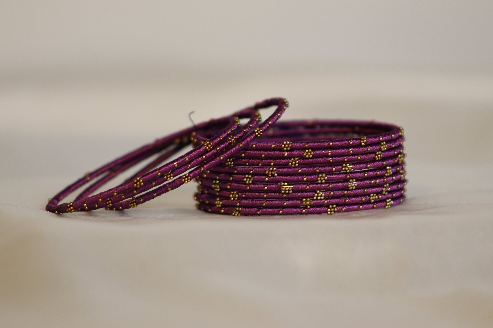 Thread Brass Bangles – Vibrant & Elegant in 36+ Colors